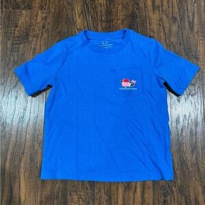 Vineyard Vines Kids Bright Blue Tee